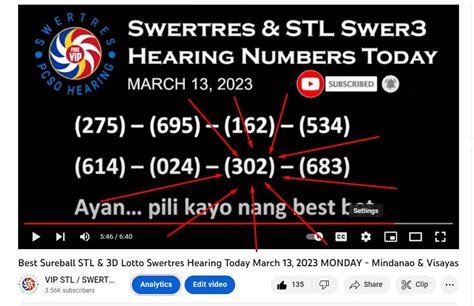 swertres hearing today mindanao